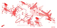 GRADINO/BRACCIO A TIRO/ PEDALE CAMBIO per Honda CROSSRUNNER 800 2015