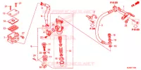 MAESTRO FRENO POSTERIORE CILINDRO per Honda CROSSRUNNER 800 2015