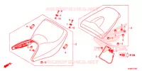 SEDILE SINGOLO(2) per Honda CROSSRUNNER 800 2015