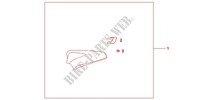 SELLA *PRD/PBK* per Honda CB 1000 R 2010
