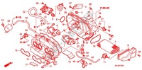 COPERTURA ANTERIORE/FILTRO ARIA per Honda CBF 1000 F ABS 98HP 2011