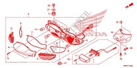 LUCE COMBINAZIONE POST. per Honda WAVE 110 front brake disk 2012