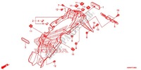 PARAFANGO POSTERIORE per Honda WAVE 110 front brake disk 2012
