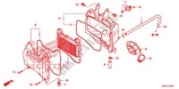 COPERTURA ANTERIORE/FILTRO ARIA per Honda WAVE 110 disque frein avant 2012