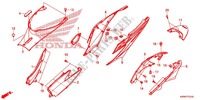 COPERTURA CORPO/SCATOLA BAGAGLI/ PORTATORE BAGAGLI per Honda WAVE 110 disque frein avant 2012
