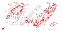 SEDILE/RIPARO POSTERIORE per Honda CBR 600 RR 2010