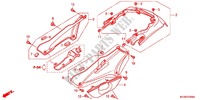 COPERTURA LATO/RIPARO POSTERIORE per Honda PAN EUROPEAN 1300 ABS 2012