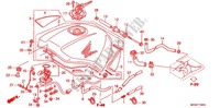 SERBATOIO COMBUSTIBILE per Honda PAN EUROPEAN 1300 ABS 2012