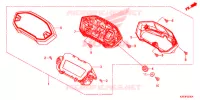 INDICATORE COMBINAZIONE per Honda MSX 125 2013