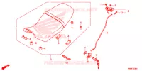 SEDILE SINGOLO(2) per Honda MSX 125 2013