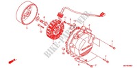 COPERTURA CASSA MANOVELLA/ GENERATORE(2) per Honda CROSSRUNNER 800 GRISE 2012