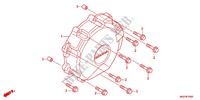 COPERTURA GENERATORE/PICK UP (CBR1000RRC/D/E EXCEPT MA/S) per Honda CBR 1000 RR FIREBLADE NERO 2014