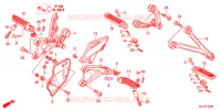 GRADINO/BRACCIO A TIRO/ PEDALE CAMBIO per Honda CBR 1000 RR FIREBLADE BLACK 2014