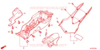 PARAFANGO POSTERIORE per Honda CBR 1000 RR FIREBLADE BLACK 2014