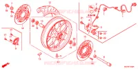 RUOTA ANTERIORE per Honda CBR 1000 RR FIREBLADE BLACK 2014