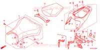 SELLA per Honda CBR 1000 RR FIREBLADE BLACK 2014