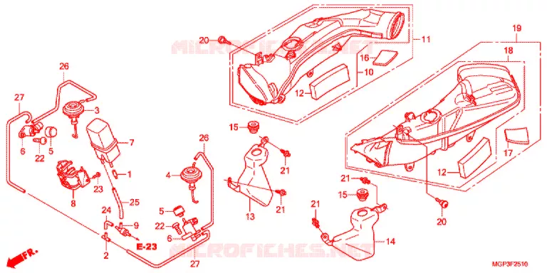 CONDUTA AR Honda MOTO 1000 CBR 2014  CBR1000RRE