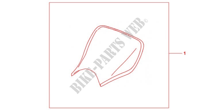SELLA COMFORT per Honda CBR 1000 RR FIREBLADE 2009