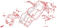 PARAFANGO POSTERIORE per Honda CBR 125 2009