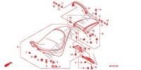 SEDILE SINGOLO(2) per Honda VT 1300 FURY ABS 2011