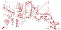 CILINDRO MAESTRO FRENO per Honda FOURTRAX 420 RANCHER 4X4 Manual Shift RED 2010
