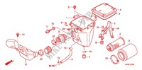 COPERTURA ANTERIORE/FILTRO ARIA per Honda FOURTRAX 420 RANCHER 4X4 Manual Shift CAMO 2010
