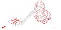 CORREDO B GUARNIZIONE per Honda FOURTRAX 420 RANCHER 4X4 Manual Shift RED 2010