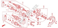 GIUNTO ANTERIORE (4WD) per Honda FOURTRAX 420 RANCHER 4X4 Manual Shift RED 2010