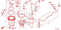 SERBATOIO COMBUSTIBILE/POMPA COMBUSTIBILE per Honda FOURTRAX 420 RANCHER 4X4 Manual Shift RED 2010