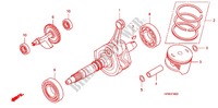 ALBERO MANOVELLA/PISTONE per Honda FOURTRAX 420 RANCHER 4X4 Manual Shift RED 2010
