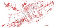 COPERTURA CASSA MANOVELLA per Honda FOURTRAX 420 RANCHER 4X4 Manual Shift RED 2010
