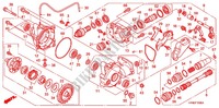 INGRANAGGIO FINALE ANT. per Honda FOURTRAX 420 RANCHER 4X4 Manual Shift RED 2010