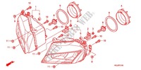 FARO ANTERIORE per Honda CBF 1000 F ABS 98HP 2010