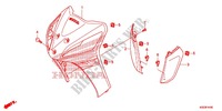 COPERTURA ANTERIORE/FILTRO ARIA per Honda WAVE 110 2011