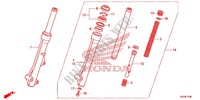 FORCELLA ANTERIORE per Honda WAVE 110 2011