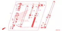FORCELLA ANTERIORE per Honda NC 750 S ABS 2016