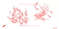COPERTINA GENERATORE C.A. per Honda NC 750 S DCT 2016