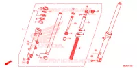 FORCELLA ANTERIORE per Honda NC 750 S DCT 2016