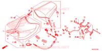 SEDILE SINGOLO(2) per Honda NC 750 S DCT 2016
