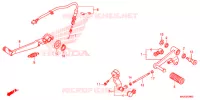 SOSTEGNO PRINCIPALE/PEDALE FRENO per Honda NC 750 S DCT 2016