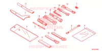 UTENSILI/SCATOLA BATTERIA per Honda NC 750 S DCT 2016
