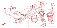 SERBATOIO COMBUSTIBILE/POMPA COMBUSTIBILE per Honda SHADOW VT 750 SPIRIT S 2010