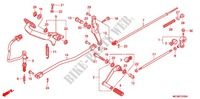 PEDALE (EXCEPT KO) per Honda SHADOW VT 750 2011
