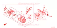 CORPO VALVOLA IMMISSIONE per Honda NC 750 INTEGRA 2016