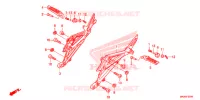 CUSCINO POSTERIORE/ GRADINO SEDILE DI TANDEM per Honda NC 750 INTEGRA 2016
