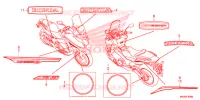 EMBLEMA/STRISCIA per Honda NC 750 INTEGRA 2016