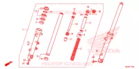 FORCELLA ANTERIORE per Honda NC 750 INTEGRA 2016