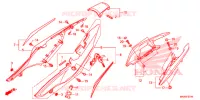 SEDILE/RIPARO POSTERIORE per Honda NC 750 INTEGRA 2016