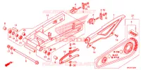 BRACCIO OSCILLANTE/CASSA CATENA per Honda NC 750 X ABS DCT SPECIAL 2016