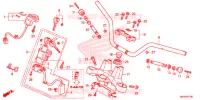 CONDOTTO MANIGLIA/PONTE SOPRA (2) per Honda NC 750 X ABS DCT SPECIAL 2016